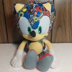 Sonic The Hedgehog Sticker Bomb Plush Toy 12 Inches Sega Toy Factory